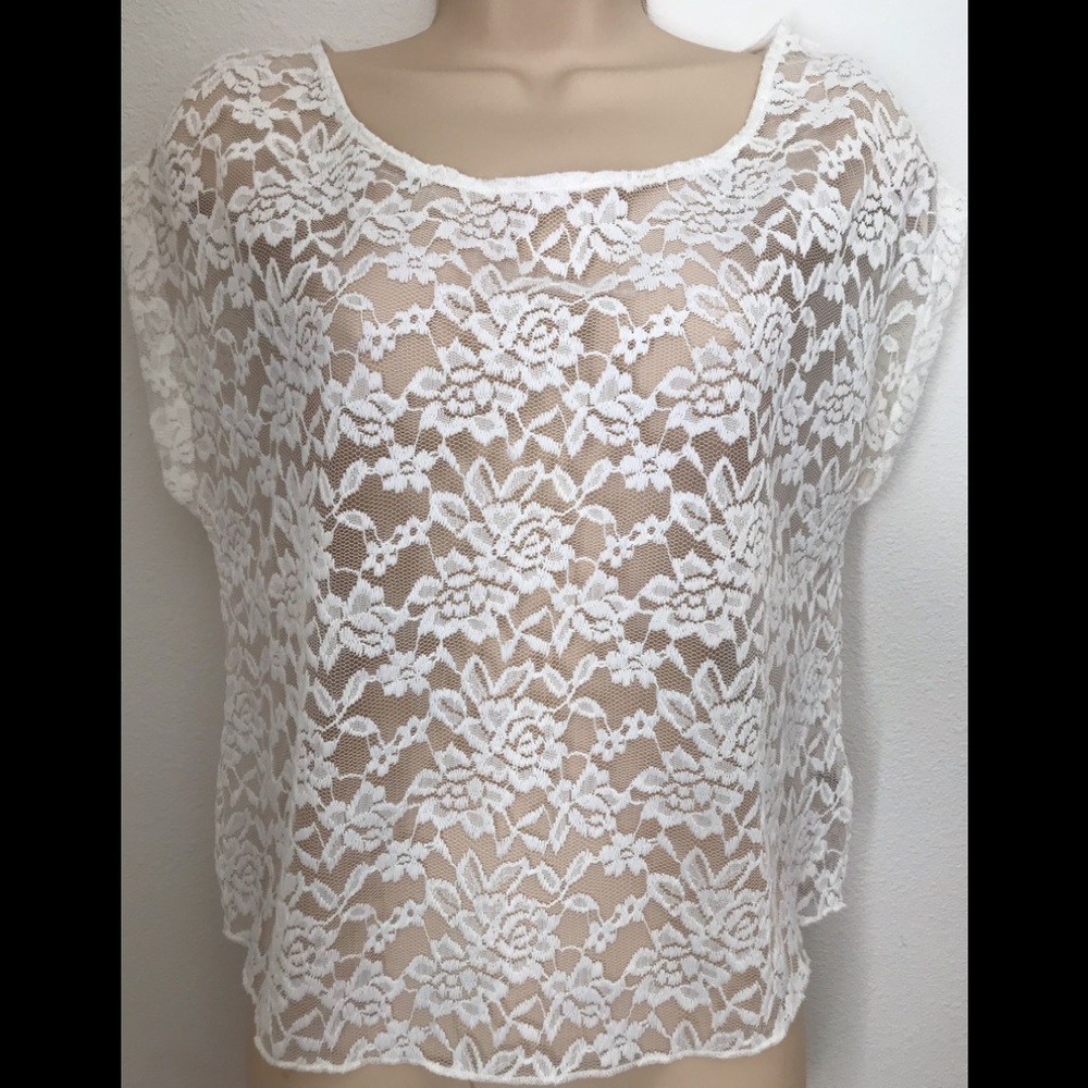 Aerie Lace Tee